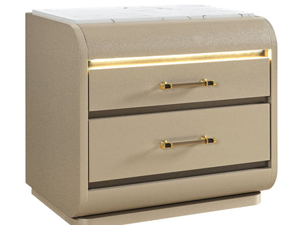 Gigi - 5 Piece Full Bedroom Set With LED Lights