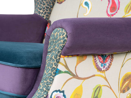 Anya - Boho Chic Wingback Accent Arm Chair