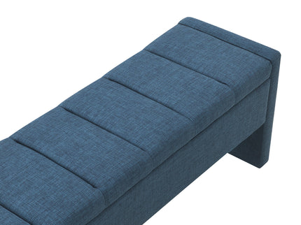 Modern Upholstered Large Bed End Bench With Storage