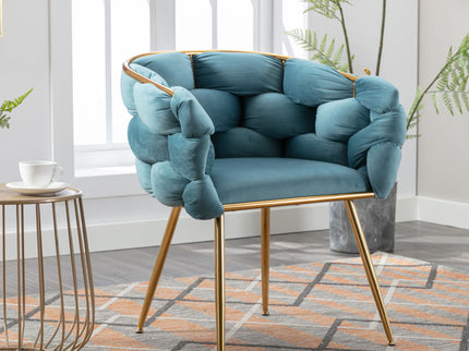 Luxury Modern Simple Leisure Single Sofa Chair Bedroom Lazy Person Household Dresser Stool Manicure Table Back Chair