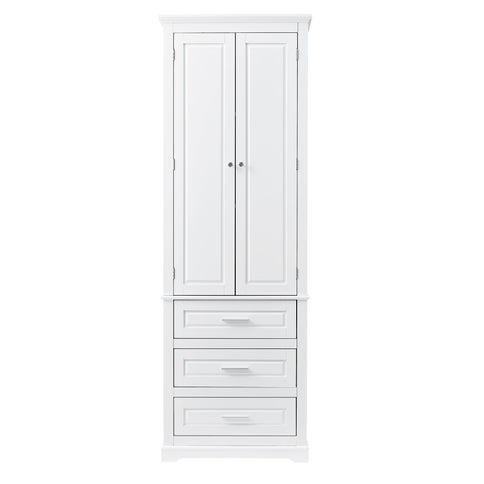 Storage Cabinet With 3 Drawers For Bathroom