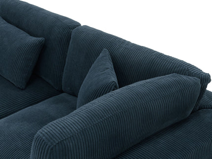 Upholstered Modular Sectional & Custom Configuration And Toss Pillows