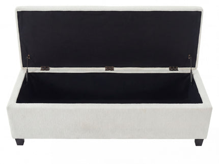 Upholstered Storage Ottoman Bench