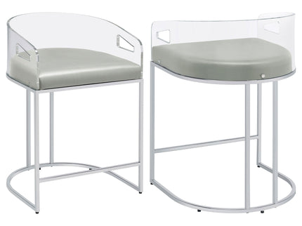 Counter Height Stools (Set of 2) - Gray