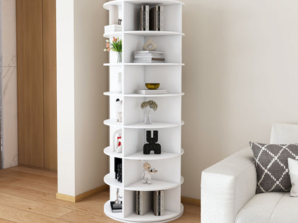 Rotating Shoe Rack Tower