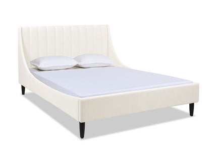 Aspen - Vertical Tufted Modern Headboard Platform Bed Set