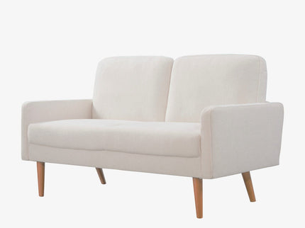 Loveseat Sofa, European Style With Sleek Design, Modern & Vintage Flair, Upholstered 2 Seater Couch