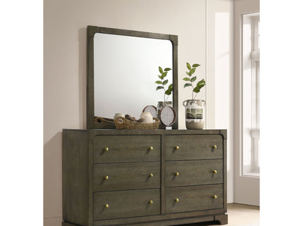 Sundance - 6 Drawer Dresser With Mirror - Dark Coffee