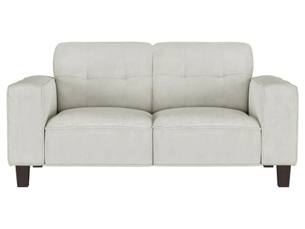 Xana - Track Arm Tufted Loveseat - Greige