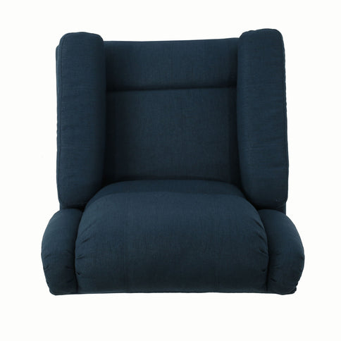 Contemporary Glider Recliner With Swivel Function