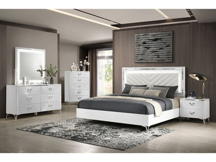Buckley - 2 Drawer Nightstand - Gloss White