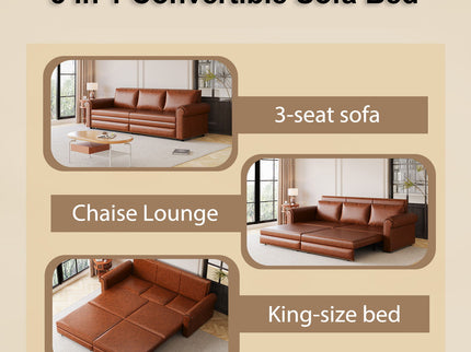 Chesterfield Sofa & Pull Out Bed