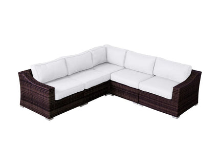 Outdoor Wicker Sofa Seating Group With Cushions