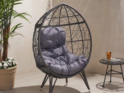 Cosmos - Round Hammered Iron Teardrop Chair