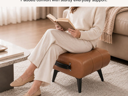 Minimalist Footstool With Hidden Storage
