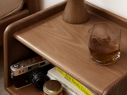 Bedside Cabinet, Modern Simple Nightstands European Beech