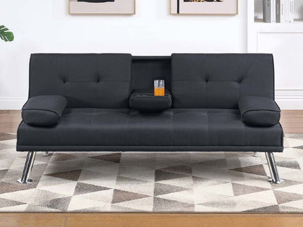 Adjustable Sofa With Fold Down Table And Cup Holders