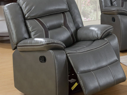 Modern Recliner With Pillow Arms And Headrest