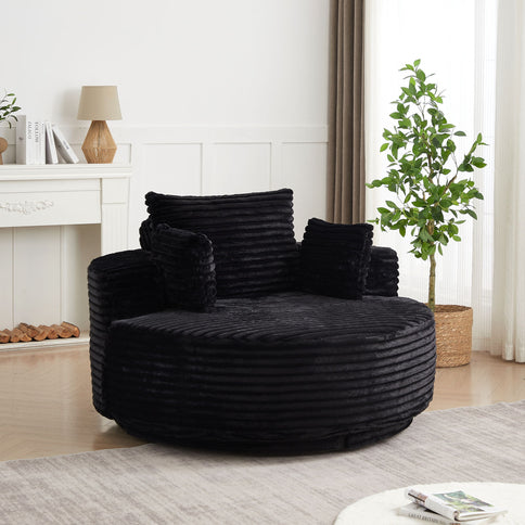 Swivel Chair With 360° Rotation For Living Room