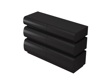 Minimalist Modern 6 Drawer Dresser, Handle Free Design With Wide Storage