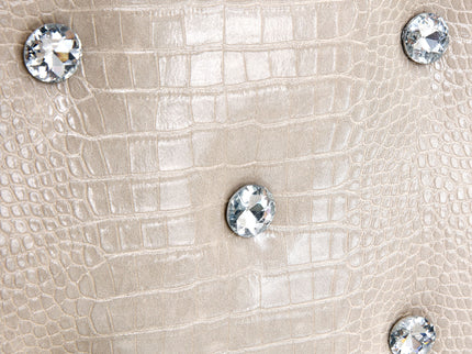 Elegant Design Alligator Skin Upholstered Dining Chairs