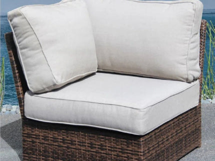 Shick - Corner Wedge Patio Chair With Cushions