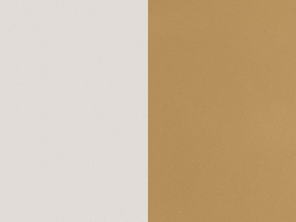 Square Counter Height Stools (Set of 2) - Beige / Gold