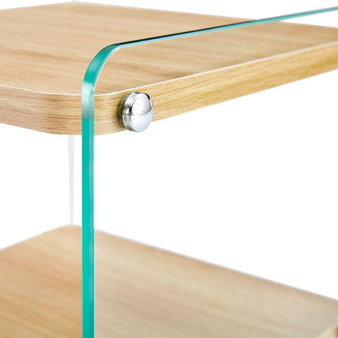 Modern 3 Layer Bedside Cabinet With Storage Function