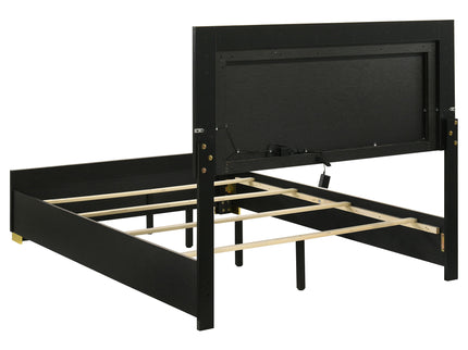 Jeremiah - LED Panel Bed With Touch Controlled Lighting