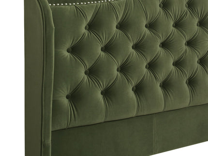 Marcella - Upholstered Shelter Headboard Bed Set