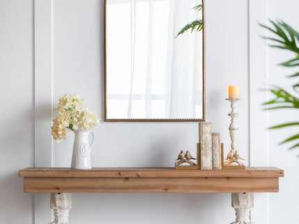 Arch Mirror, Baroque Inspired Wall Decor For Bathroom, Bedroom, Living Room