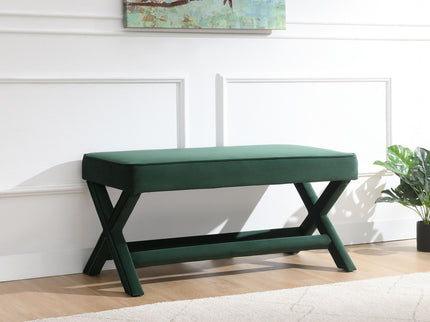Comfort Double Bench Upholstered With X Crossed Legs