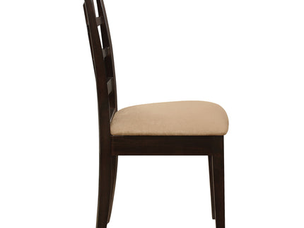 Lattice Back Dining Chair (Set of 2) - Brown