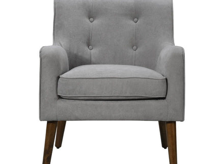 Ryder - Mid Century Modern Woven Fabric Tufted Armchair