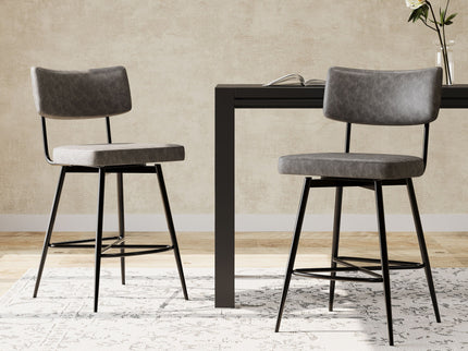 Retro Swivel Counter Stools (Set of 2)