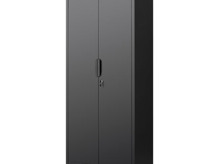 2 Door File Cabinet With Lock, 4 Adjustable Shelves, Heavy-Duty