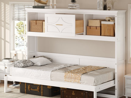 Murphy Bed With Charging Station And Drawer