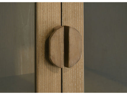 Dreydon - 4 Door Display Cabinet - Light Brown