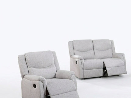 2 Piece Living Room Set With Loveseat And Recliner