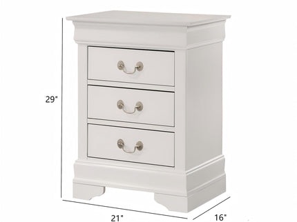 Louis Phillipe - Nightstand - Wood