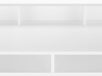 Computer Desk For Home Office, Standing, Storage Shelves, Laptop, Contemporary & Modern