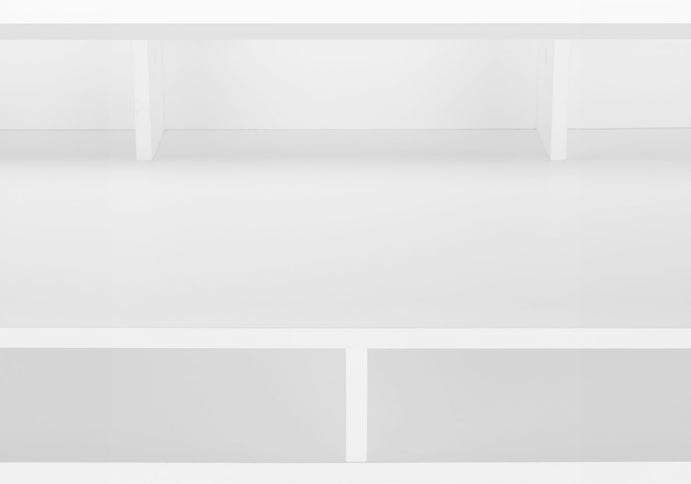 Computer Desk For Home Office, Standing, Storage Shelves, Laptop, Contemporary & Modern