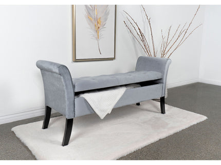 Pasley - Rolled Arm Storage Bench