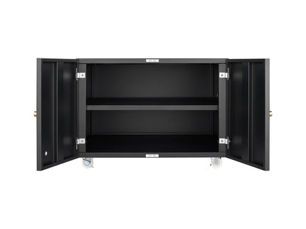 Office Furniture Copier Cabinet 2 Door Steel Copier Stand Mobile Pedestal File Printer Stand
