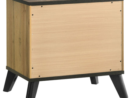 Georgina - 2 Drawer Nightstand - Natural Wood