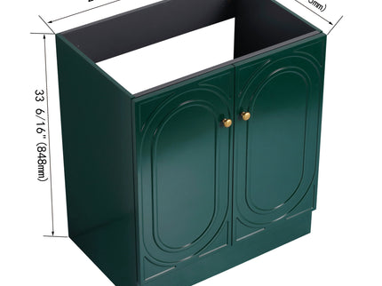 Modern Freestanding Bathroom Vanity With Soft Close Cabinet Doors