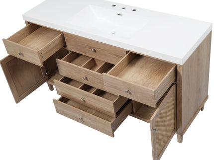 Modern Bathroom Vanity With Sink, Soft Close Drawers