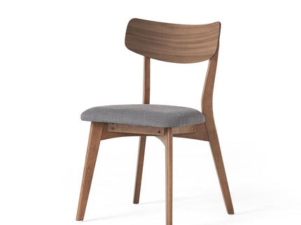 Mid Century Upholstered Dining Chairs (Set of 2)