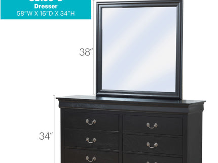 Elegant Dresser - Black