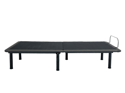 Twin Long Size Adjustable Bed Frame With Voice Activated Controls - Black